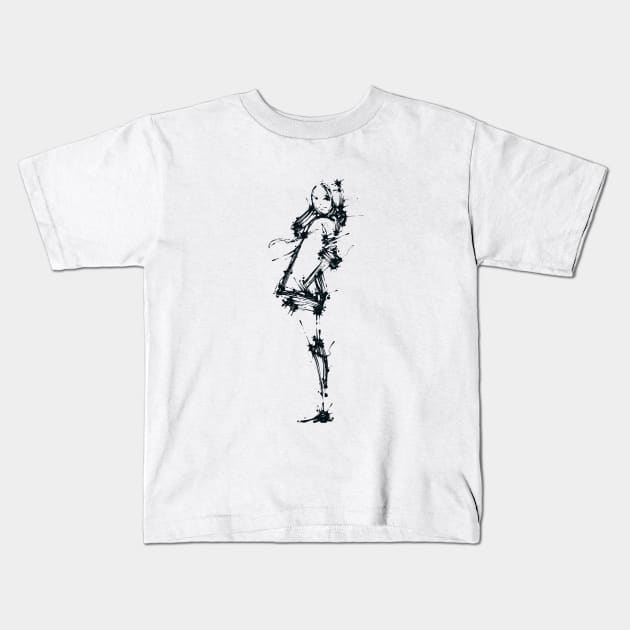 Cutie Pie Ink Kids T-Shirt by Dagui